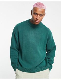 Weekday John oversized sweater in green