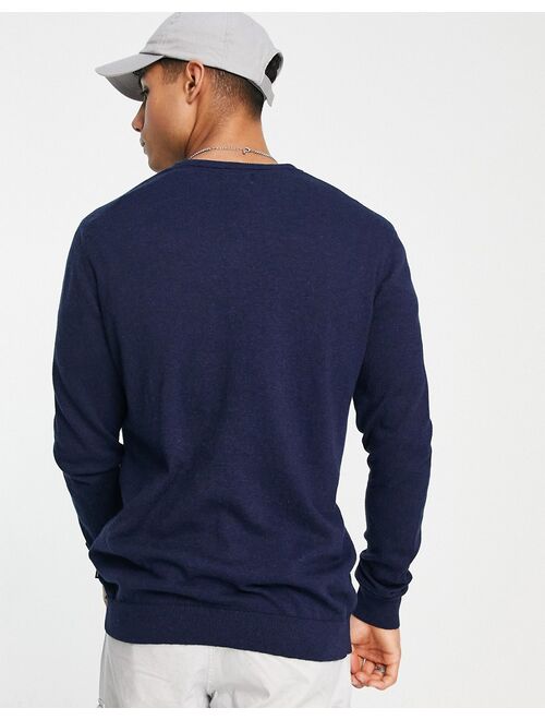 Wrangler knit sweater in navy