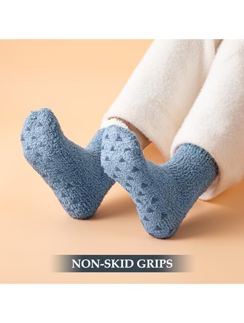 Trifabricy Fuzzy Socks for Women - Fluffy Socks Women, Cozy Socks Slipper Socks for Women