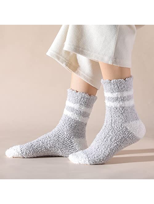 Nimalpal Fuzzy Socks - Fuzzy Socks for Women Fluffy Socks Cozy Warm Socks Slipper Socks Winter Socks for Women Soft Socks