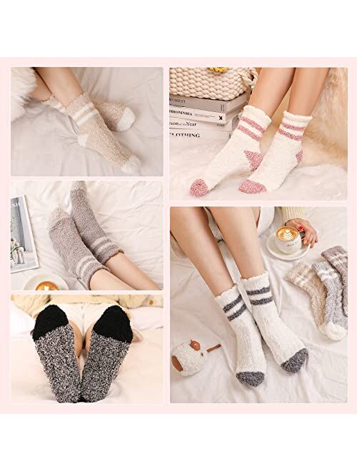 Nimalpal Fuzzy Socks - Fuzzy Socks for Women Fluffy Socks Cozy Warm Socks Slipper Socks Winter Socks for Women Soft Socks