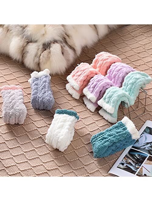 Passionbility Fuzzy Socks for Women - Fluffy Socks Women, Cozy Socks for Women Slipper Socks, Womens Fuzzy Socks Super Soft Comfort of Coral Fleece, Thick Super Warm for 