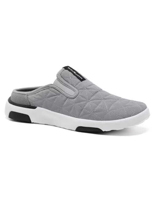 OrthoComfoot Comfortable Mens Casual Walking Shoes, Arch Support Slip On Loafers for Plantar Fasciitis, Orthopedic Slippers for Extra Cushioning and Foot and Heel Pain Re