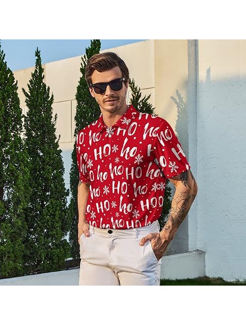 baprrjy Golf Shirt Mens Polo Shirts Short Sleeve Funny Golf Shirt for Men Dry Fit Hawaiian Golf Polo Shirts