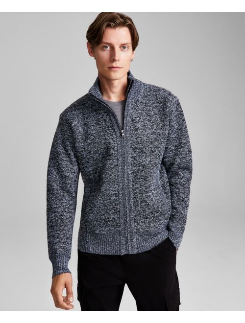 AND NOW THIS Men's Regular-Fit Full-Zip Fleece Cardigan, Created for Macy's