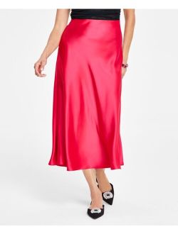 I.N.C. INTERNATIONAL CONCEPTS Women's Satin Slip Skirt, Created for Macy's