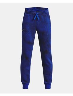 Boys' UA Rival Fleece Printed Joggers