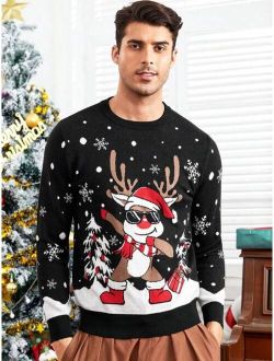Manfinity Hypemode Men Christmas Pattern Sweater