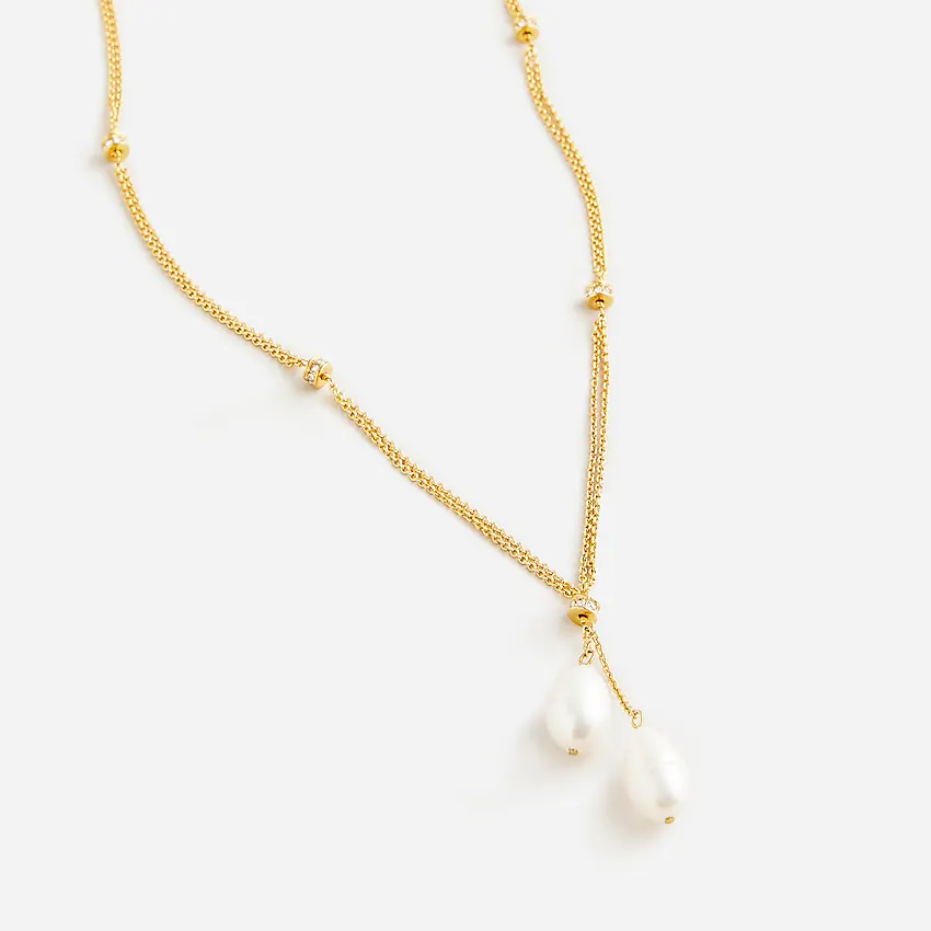 J.Crew Freshwater pearl pendant necklace