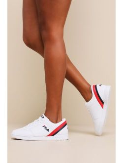 Place 14 White Multi Striped Lace-Up Sneakers