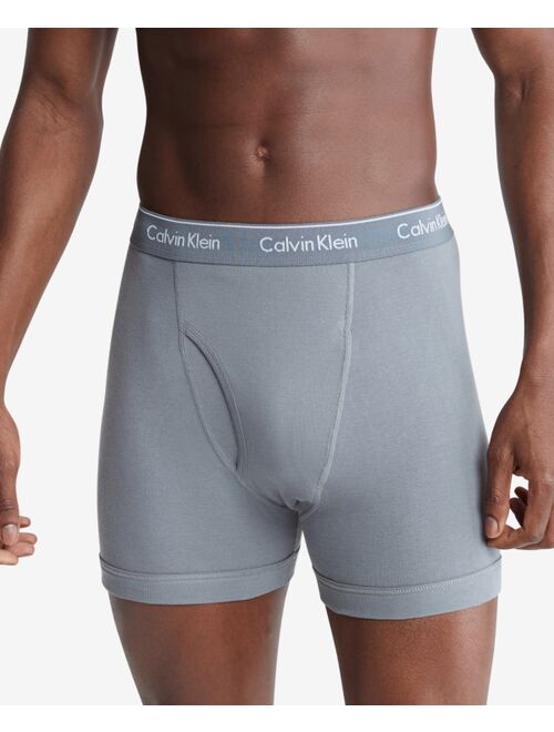 CALVIN KLEIN Men's 3-Pk. Cotton Classics Boxer Briefs Underwear, A Macy's Exclusive