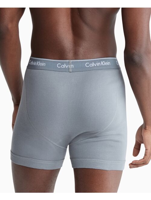 CALVIN KLEIN Men's 3-Pk. Cotton Classics Boxer Briefs Underwear, A Macy's Exclusive