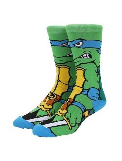 Licensed Character Men's Teenage Mutant Ninja Turtles Leonardo Crew Socks
