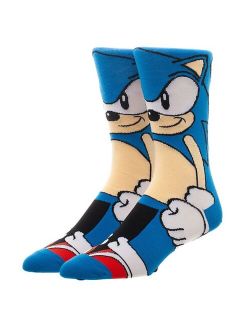 Licensed Character Men's Sonic the Hedgehog Crew Socks
