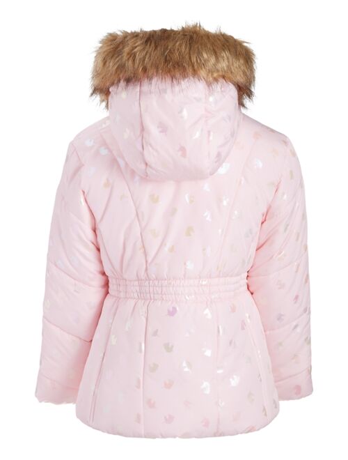 S ROTHSCHILD & CO Toddler & Little Girls Foiled Quilted Puffed Jacket