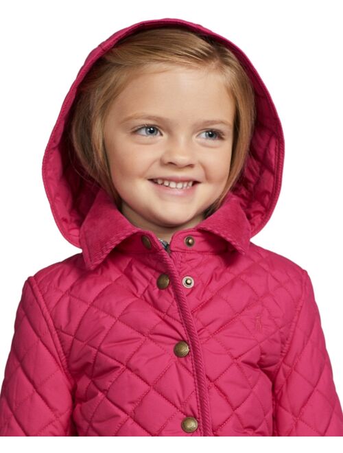 POLO RALPH LAUREN Toddler and Little Girls Quilted Water-Repellent Barn Jacket