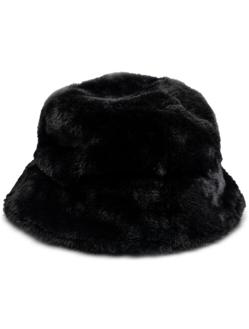 I.N.C. INTERNATIONAL CONCEPTS Women's Faux-Fur Bucket Hat, Created for Macy's
