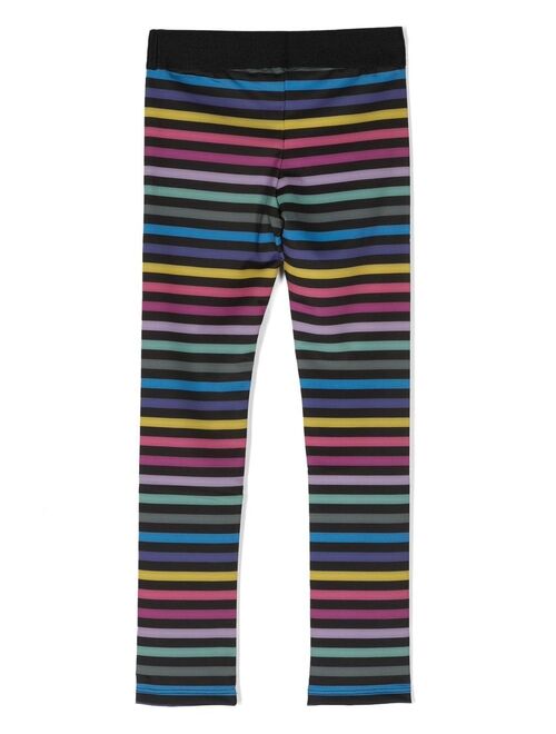 SONIA RYKIEL ENFANT logo-print striped leggings
