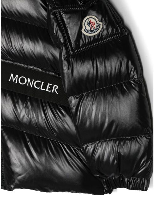Moncler Enfant Groseillier hooded quilted jacket