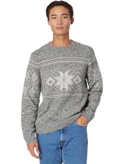 Intarsia Crew Neck Sweater