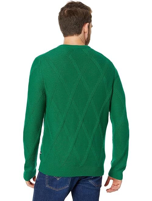 Nautica Sustainably Crafted Textured V-Neck Sweater