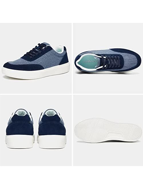 OrthoComfoot Men's Orthopedic Plantar Fasciitis Shoes, Achilles Tendonitis Shoes, Arch Support Fashion Sneaker, Ergonomic Shoes for Heel and Foot Pain Re