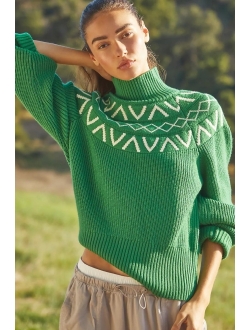 Women's Marcie Fair Isle Yoke Knit Pullover