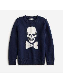 Kids' skull crewneck sweater