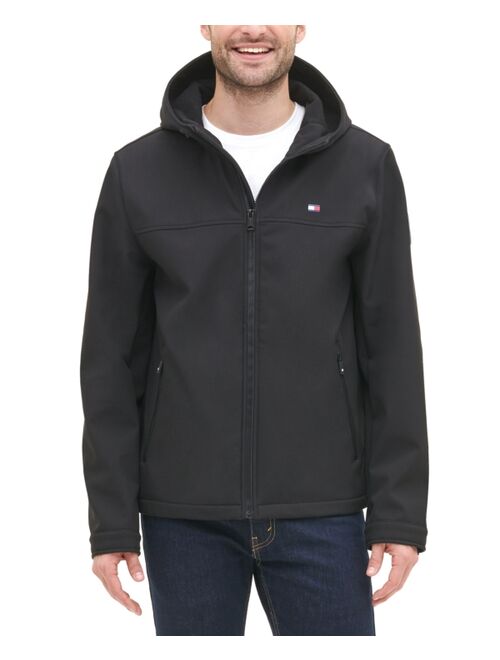 TOMMY HILFIGER Men's Hooded Soft-Shell Jacket, Created for Macy's