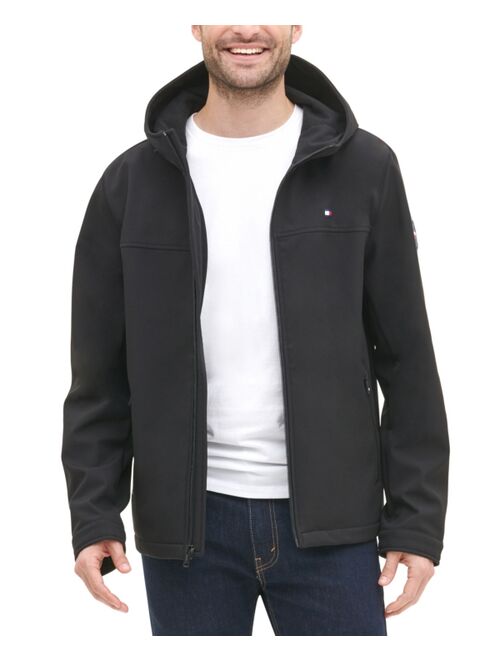 TOMMY HILFIGER Men's Hooded Soft-Shell Jacket, Created for Macy's