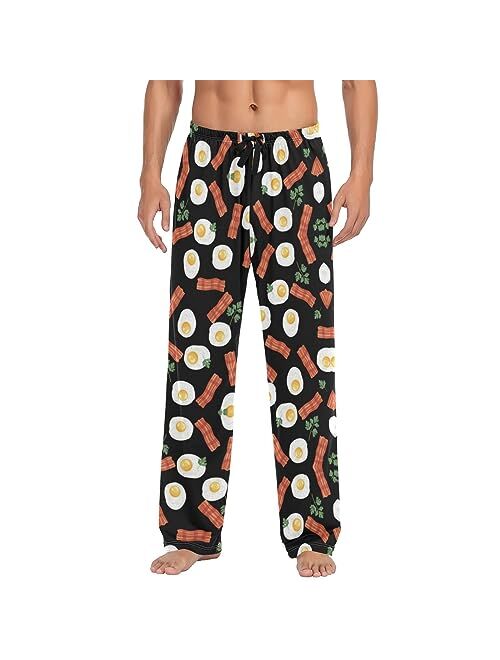 Carlonge Mens Pajama Pants Men's Sleepwear Lounge Pants Pajama Bottoms Pj Pants