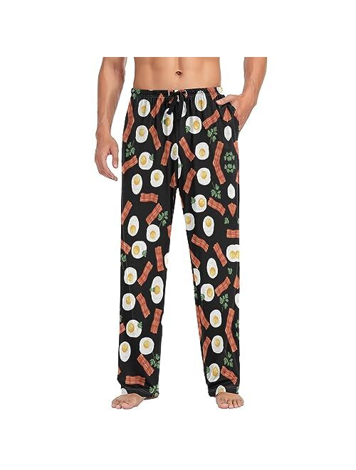 Carlonge Mens Pajama Pants Men's Sleepwear Lounge Pants Pajama Bottoms Pj Pants