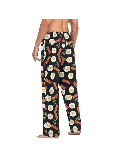 Carlonge Mens Pajama Pants Men's Sleepwear Lounge Pants Pajama Bottoms Pj Pants