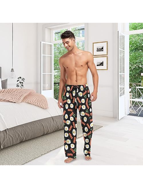 Carlonge Mens Pajama Pants Men's Sleepwear Lounge Pants Pajama Bottoms Pj Pants