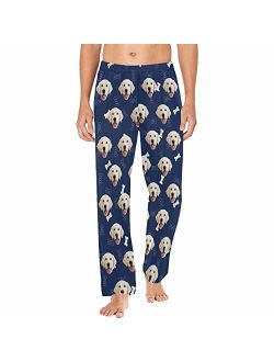 MyPupSocks Customized Face Pajamas Pants Photo Pajama Bottoms for Men S-XXL