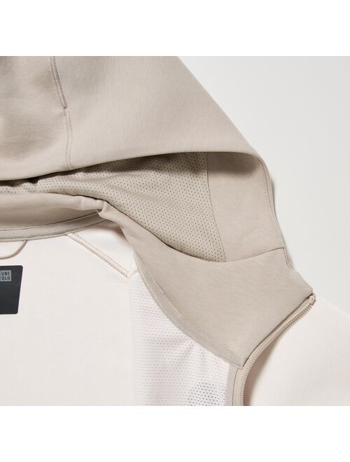 UNIQLO Dry Stretch Sweat Long Sleeve Full-Zip Hoodie