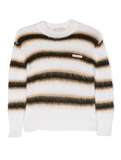 Kids striped knitted jumper