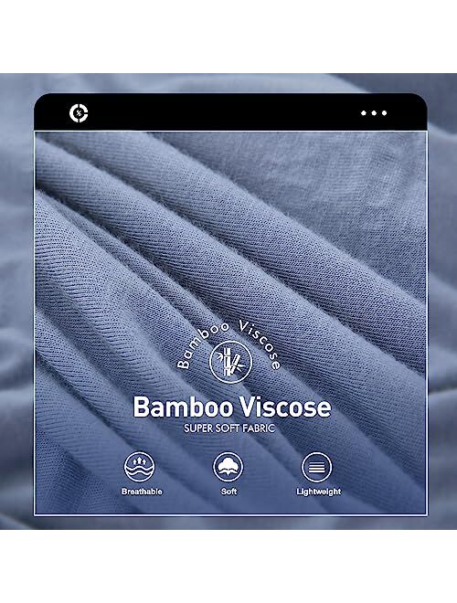 BAMBOO COOL Men's Underwear Briefs Soft Breathable Bamboo Briefs Underwear Contour Pouch No Fly Men's Briefs