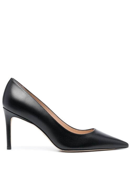 Stuart Weitzman Stuart 85mm pointed-toe pumps