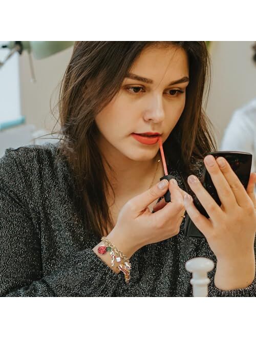 Madison Tyler Christmas Charms Bracelet for Women | Gold Christmas Tree Candy Cane Christmas Stocking Gift Snowflake White Acrylic Balls Charms | Xmas Jewelry for Kids an