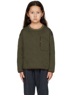 CARAMEL Kids Khaki Crabapple Sweater
