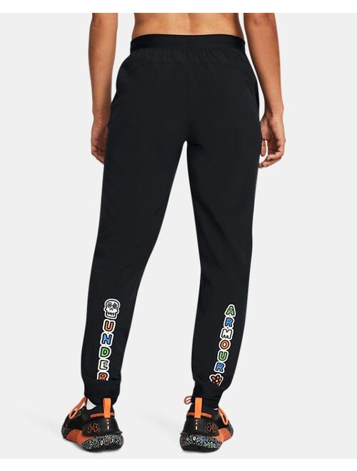 Under Armour Women's UA Day Of The Dead Armour Sport Woven Pants