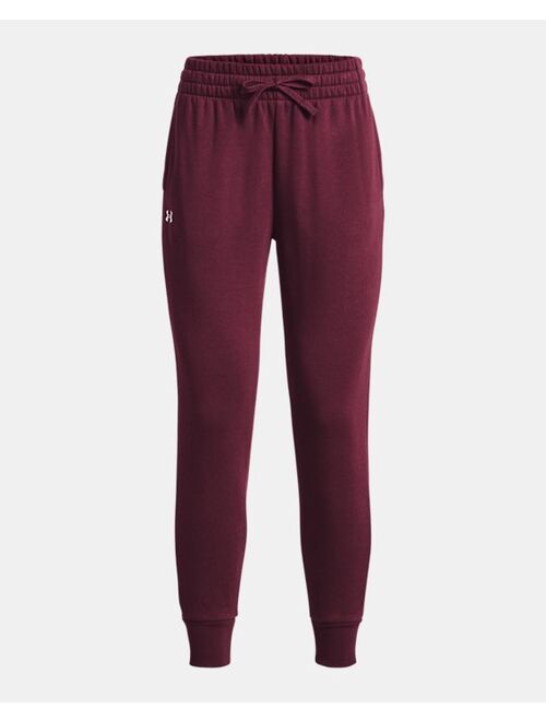 Under Armour Women's UA Rival Fleece Solid Low Rise Joggers