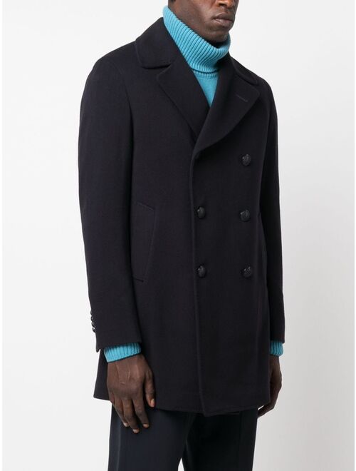 Tagliatore double-breasted notched-lapels coat