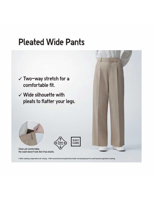 UNIQLO Pleated Wide Pants