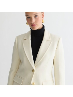 Blazer-jacket in Italian double-cloth wool blend