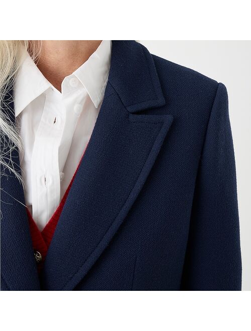 Blazer-jacket in Italian double-cloth wool blend