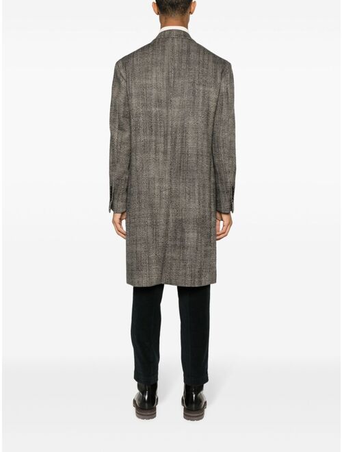 Tagliatore long-length double-breasted coat