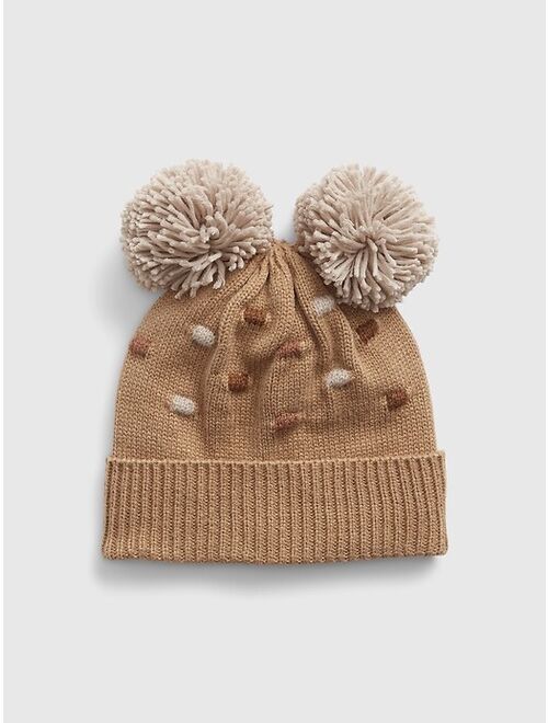 Gap Toddler Textured Pom Beanie