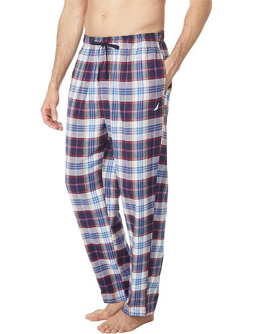 Nautica Flannel Plaid Pajama Pants Set